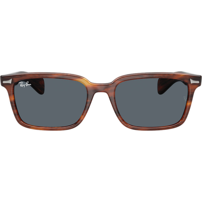 Ray-Ban Brunel RB2234 Striped Havana Dark Blue Glass Front