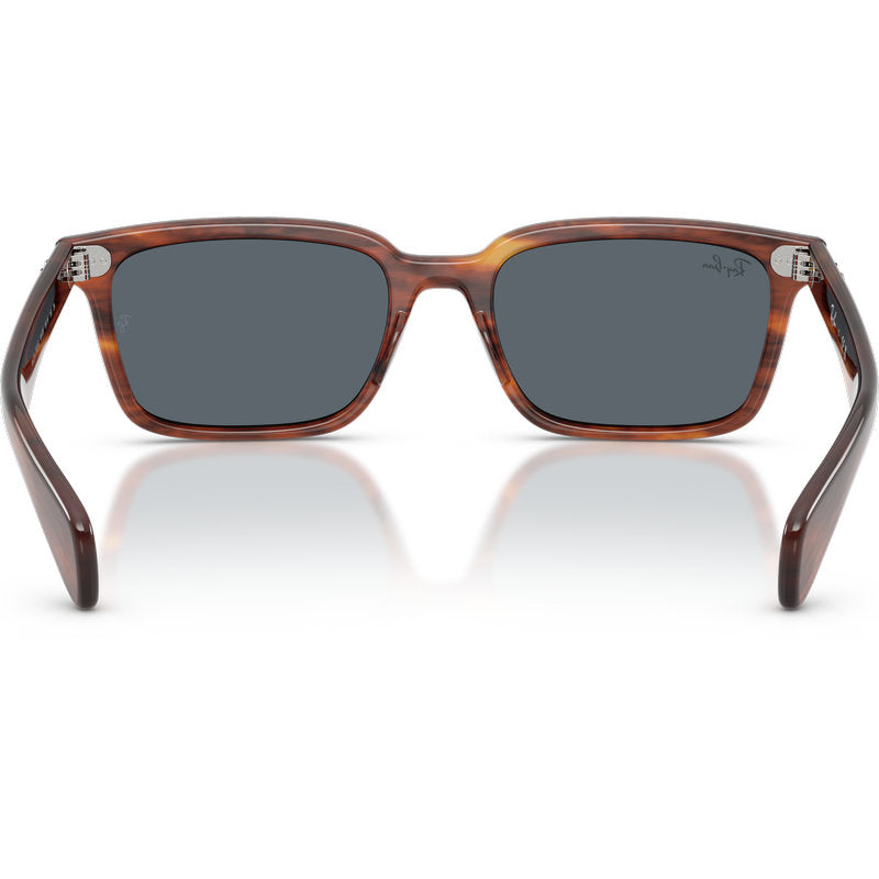 Ray-Ban Brunel RB2234 Striped Havana Dark Blue Glass Inner