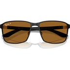 Ray-Ban Chromance RB3721CH Matte Black Bronze Urban Polarised Front2
