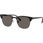 Ray-Ban Clubmaster Classic RB3016 Black on Black Grey Angle