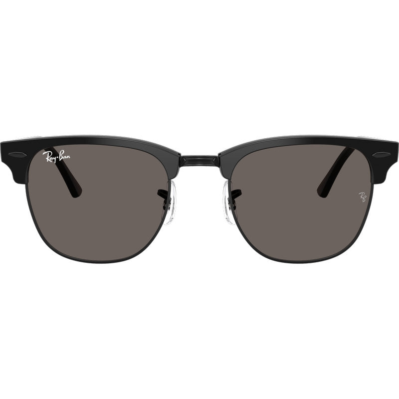 Ray-Ban Clubmaster Classic RB3016 Black on Black Grey Front