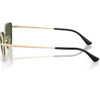 Ray-Ban Drea RB3783 Pale Gold Dark Green Side