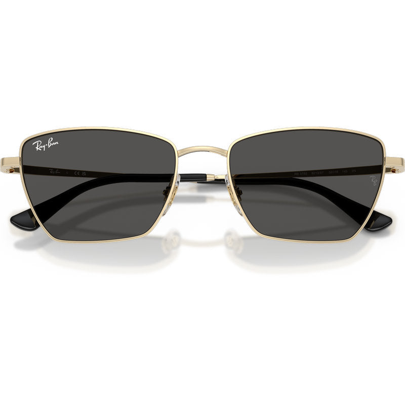 Ray-Ban Drea RB3783 Pale Gold Dark Grey Front2