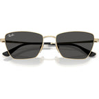 Ray-Ban Drea RB3783 Pale Gold Dark Grey Front2
