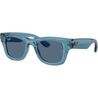 Ray-Ban Junior RJ9240S Transparent Blue Dark Blue Angle