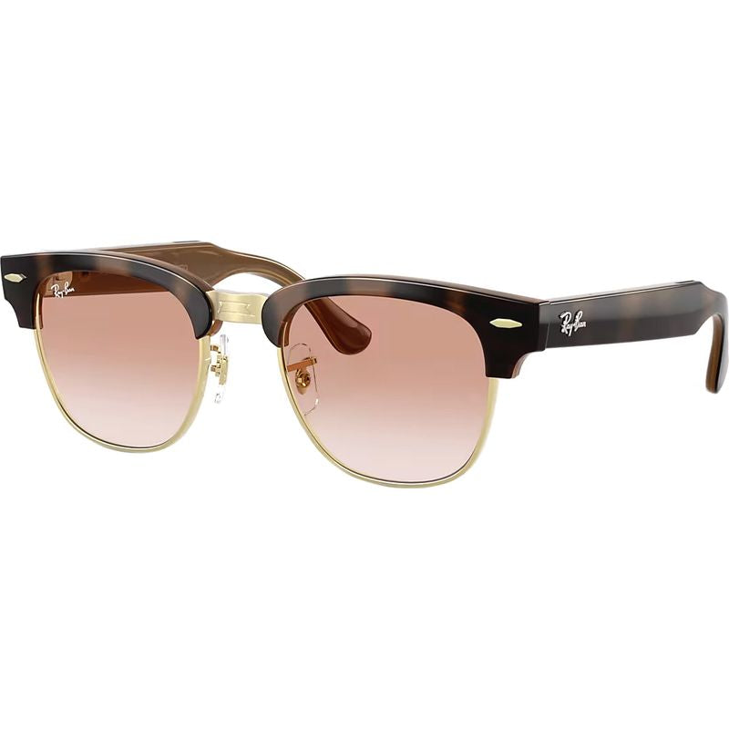 Ray-Ban Meta Audio Clubmaster RW7004 Havana Brown Gradient Angle