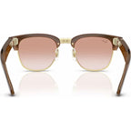 Ray-Ban Meta Audio Clubmaster RW7004 Havana Brown Gradient Inner