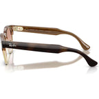 Ray-Ban Meta Audio Clubmaster RW7004 Havana Brown Gradient Side