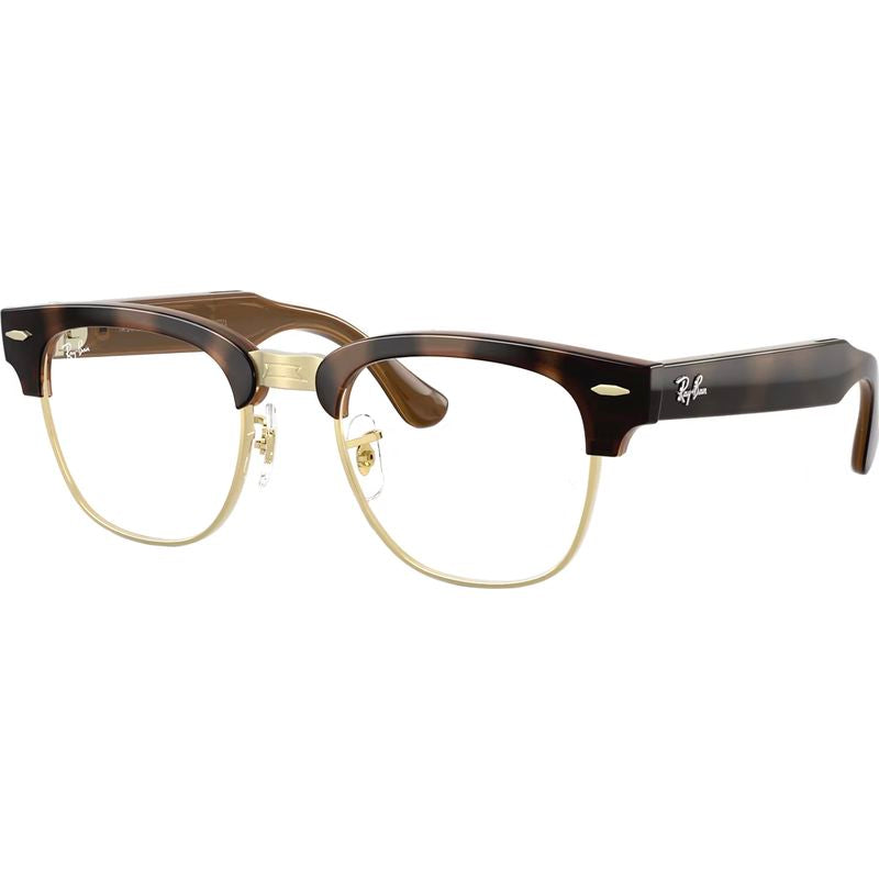 Ray-Ban Meta Audio Clubmaster RW7004 Havana Brown Transitions Angle