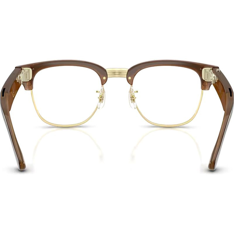 Ray-Ban Meta Audio Clubmaster RW7004 Havana Brown Transitions Inner