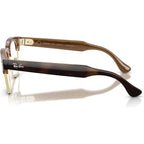 Ray-Ban Meta Audio Clubmaster RW7004 Havana Brown Transitions Side
