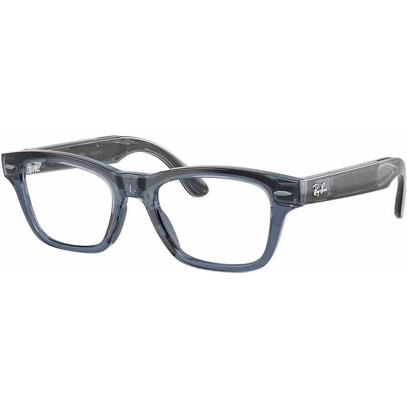 Ray-Ban Meta Audio Meta Burbank RW7005V Transparent Blue Clear Angle