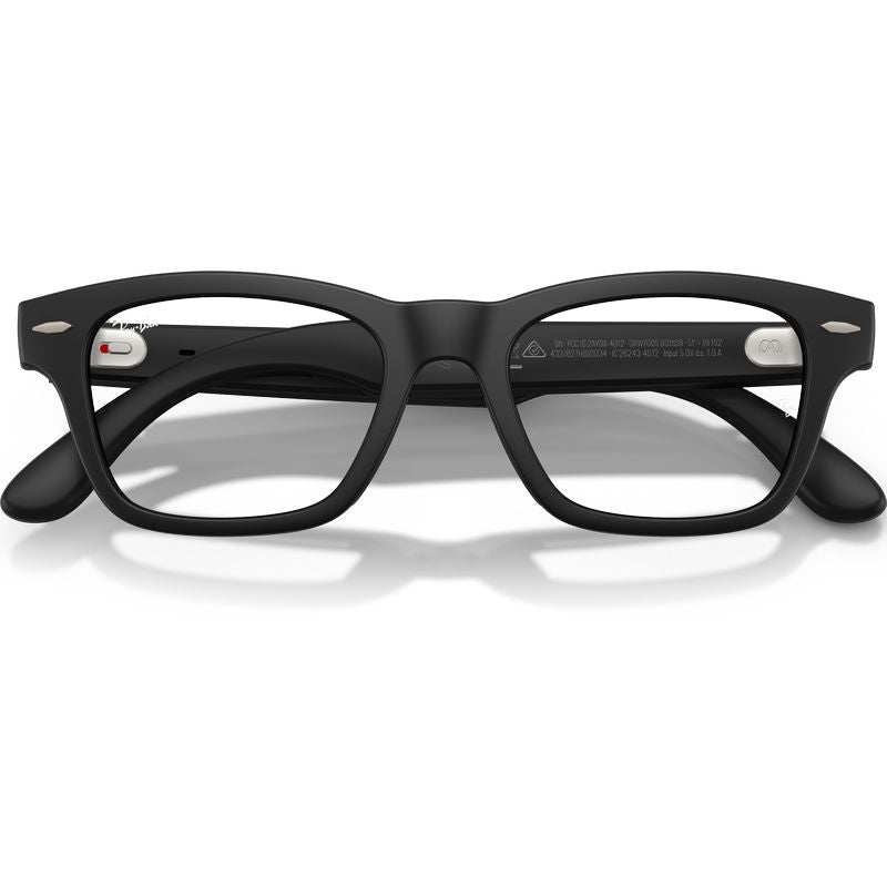 Ray-Ban Meta Audio Meta Burbank RW7005 Black Clear Blue Light Front2