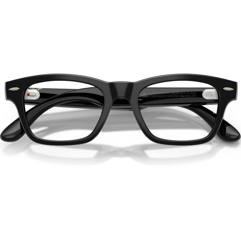 Ray-Ban Meta Audio Meta Burbank RW7005 Black Grey Transitions Front4