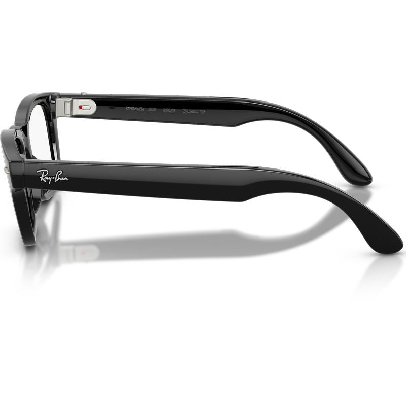 Ray-Ban Meta Audio Meta Burbank RW7005 Black Grey Transitions Side