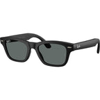 Ray-Ban Meta Audio Meta Burbank RW7005 Solid Black Dark Grey Polarised Angle