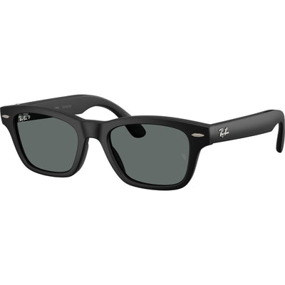 Ray-Ban Meta Audio Meta Burbank RW7005 Solid Black Dark Grey Polarised Angle