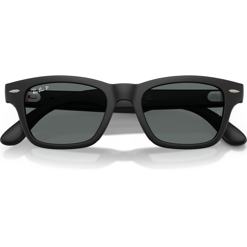 Ray-Ban Meta Audio Meta Burbank RW7005 Solid Black Dark Grey Polarised Front2