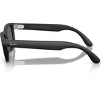 Ray-Ban Meta Audio Meta Burbank RW7005 Solid Black Dark Grey Polarised Side