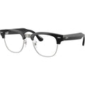 Ray-Ban Meta Audio Meta Clubmaster RW7004 Black Blue Light Angle