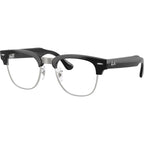 Ray-Ban Meta Audio Meta Clubmaster RW7004 Black Blue Light Angle