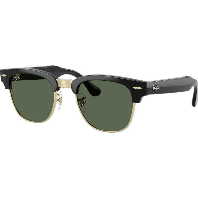 Ray-Ban Meta Audio Meta Clubmaster RW7004 Black G15 Green Angle
