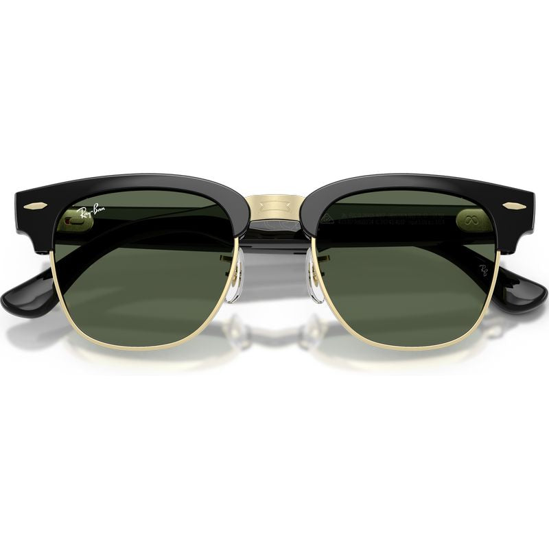 Ray-Ban Meta Audio Meta Clubmaster RW7004 Black G15 Green Front2