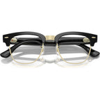 Ray-Ban Meta Audio Meta Clubmaster RW7004 Black Green Transitions Front4