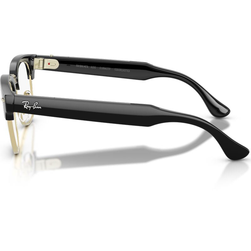 Ray-Ban Meta Audio Meta Clubmaster RW7004 Black Green Transitions Side