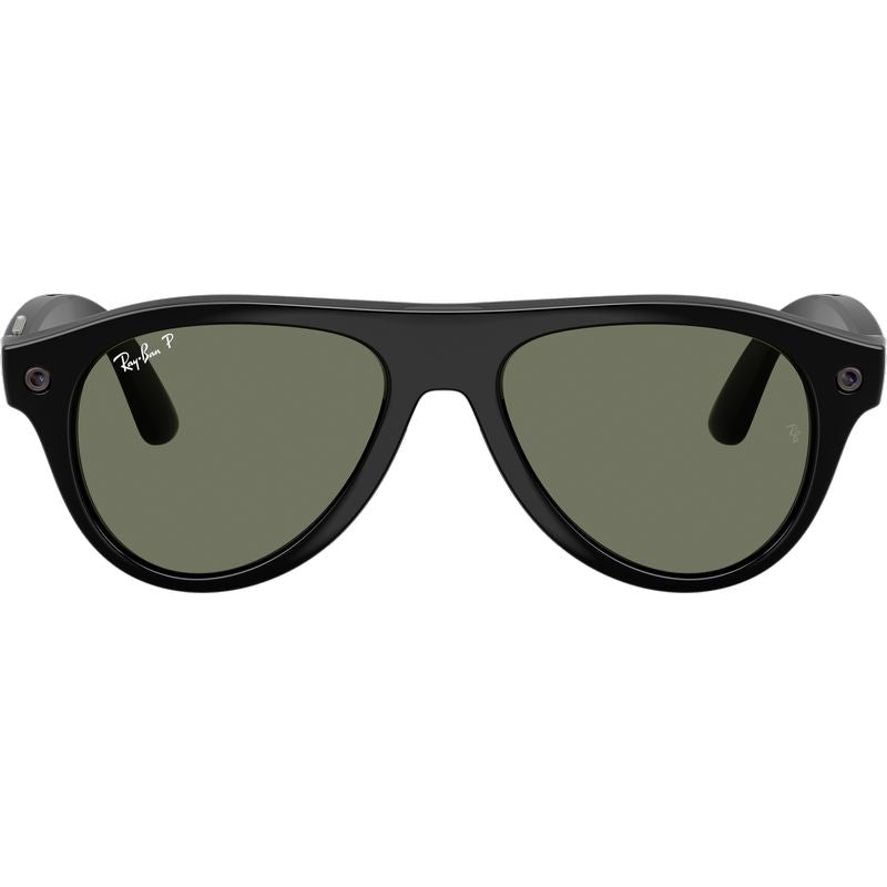 Ray-Ban Meta Aviator Gen 3 RW4016 Black Green Polarised Front