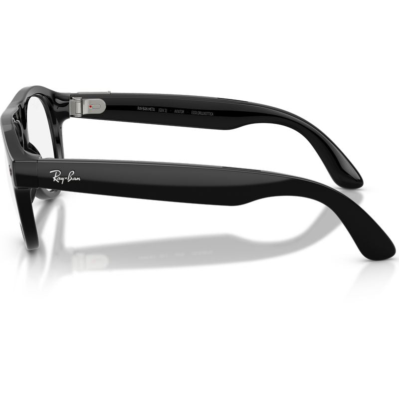 Ray-Ban Meta Aviator Gen 3 RW4016 Black Green Transitions Side