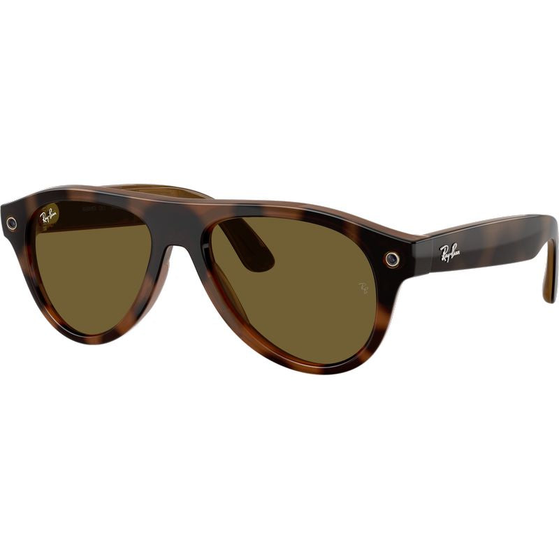 Ray-Ban Meta Aviator Gen 3 RW4016 Havana Dark Brown Angle