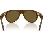 Ray-Ban Meta Aviator Gen 3 RW4016 Havana Dark Brown Inner