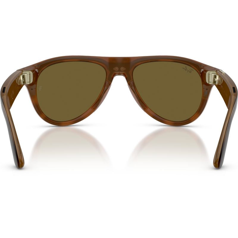 Ray-Ban Meta Aviator Gen 3 RW4016 Havana Dark Brown Inner