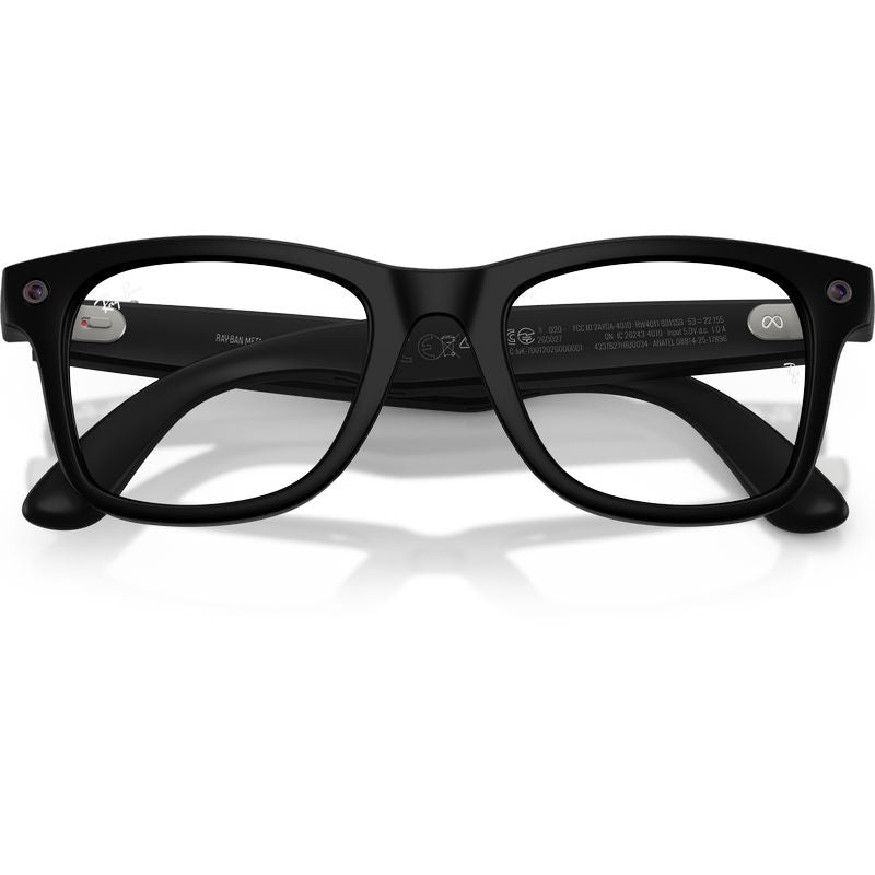 Ray-Ban Meta Wayfarer Gen 3 RW4011 Black Clear Blue Light front2