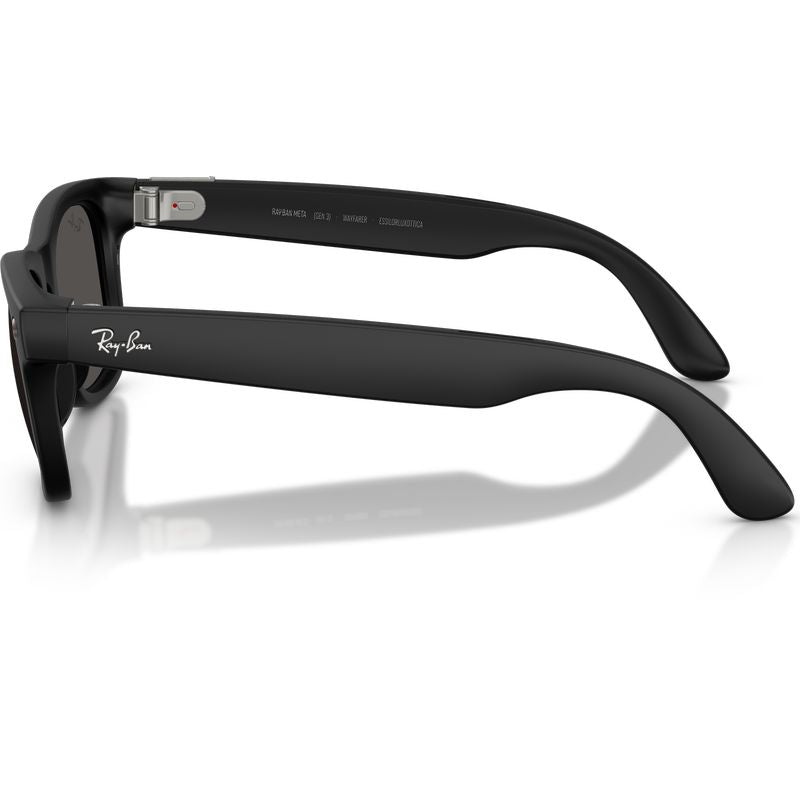 Ray-Ban Meta Wayfarer Gen 3 RW4011 Black Grey Side