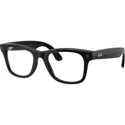 Ray-Ban Meta Wayfarer Gen 3 RW4011 Black Grey Transitions Angle