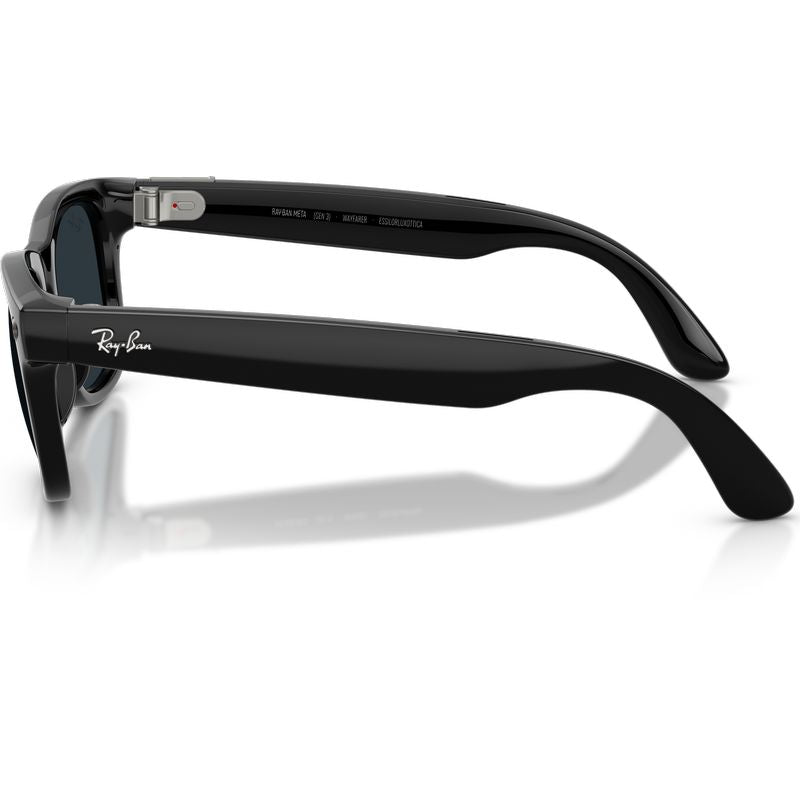 Ray-Ban Meta Wayfarer Gen 3 RW4011 Black Grey Transitions Side