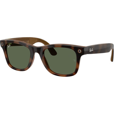 Ray-Ban Meta Wayfarer Gen 3 RW4011 Havana G15 Angle