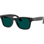 Ray-Ban Meta Wayfarer Gen 3 RW4011 Transparent Black Transitions Aquamarine Angle2