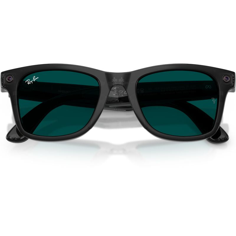 Ray-Ban Meta Wayfarer Gen 3 RW4011 Transparent Black Transitions Aquamarine Front3