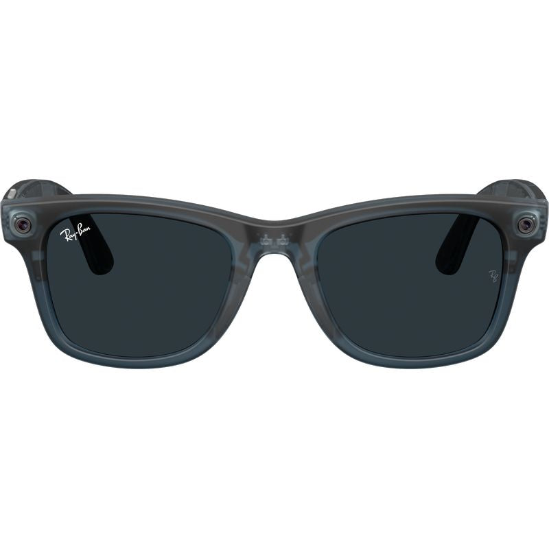 Ray-Ban Meta Wayfarer Gen 3 RW4011 Transparent Ocean Blue Grey Transitions Front