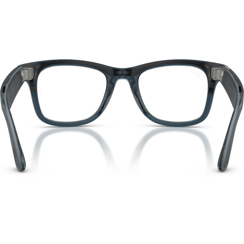 Ray-Ban Meta Wayfarer Gen 3 RW4011 Transparent Ocean Blue Grey Transitions Inner