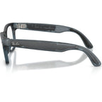 Ray-Ban Meta Wayfarer Gen 3 RW4011 Transparent Ocean Blue Grey Transitions Side