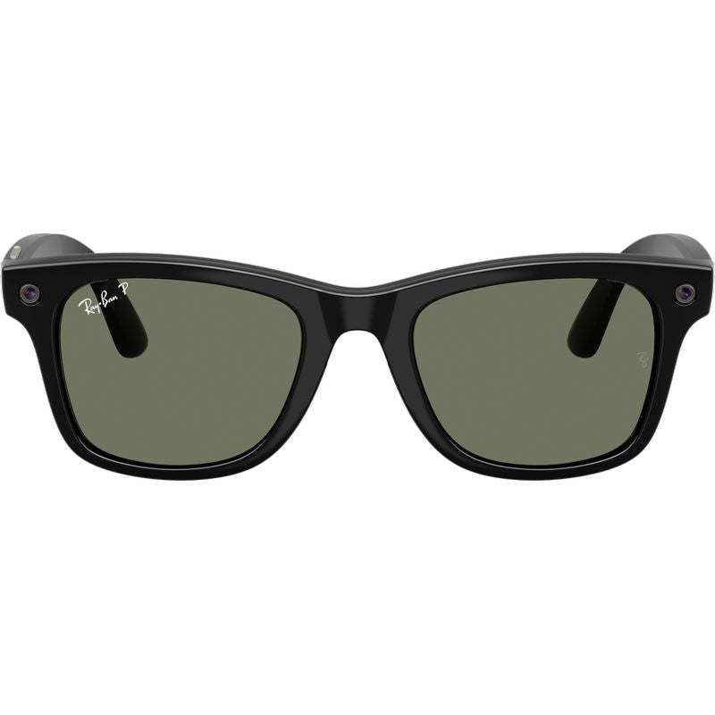 Ray-Ban Meta Wayfarer RW4011 Gen 3 Black Green Polarised Front