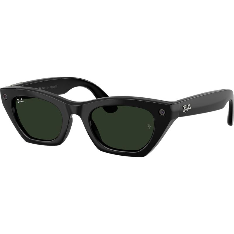 Ray-Ban Meta Zena RW4015 Black Green Transitions Angle2