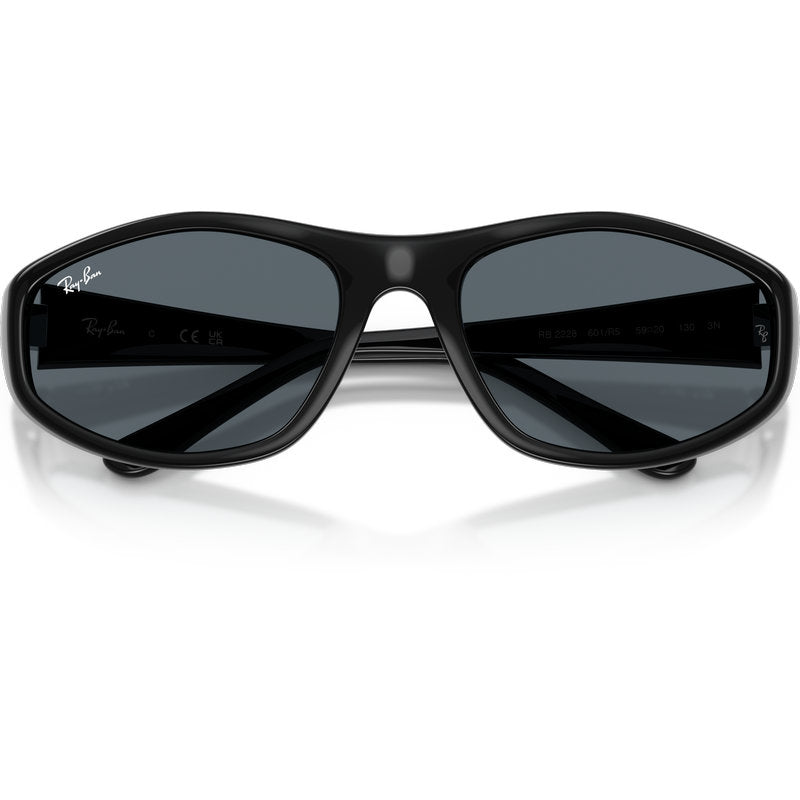 Ray-Ban RB2228 Black Blue Glass Front2