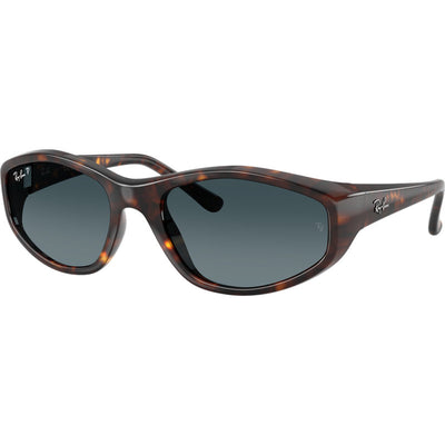 Ray-Ban RB2228 Havana Blue Gradient Polarised Glass Angle