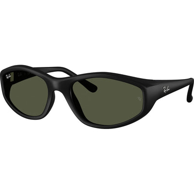Ray-Ban RB2228 Rubber Black Green Glass Angle