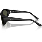 Ray-Ban RB2228 Rubber Black Green Glass Side